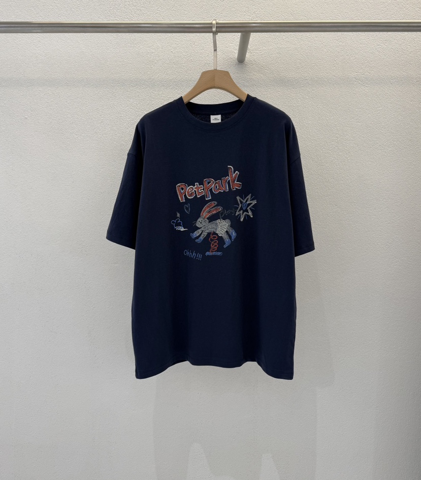 ABLERING韓國東大門直郵女士新品26春夏人氣熱賣時尚推薦T恤ABLE STANDARD/ABLERINGT恤圖色3深藍色