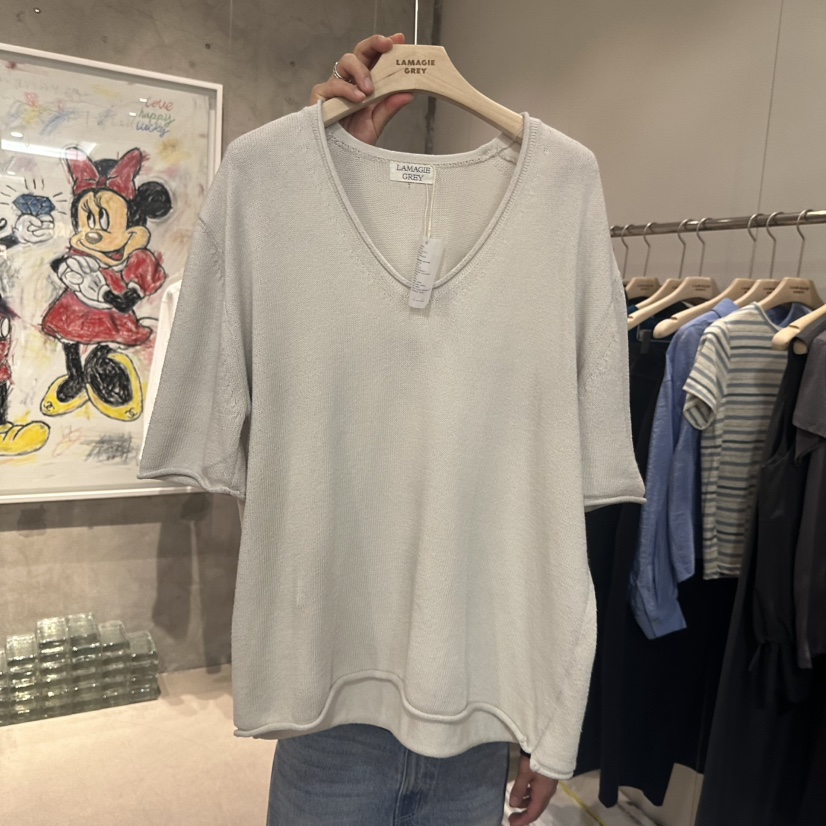LAMAGIEPIE/LAMAGIE GREY韓國東大門代購女裝新款推薦針織衫LAMAGIEPIE/LAMAGIE GREY針織衫圖色1白色
