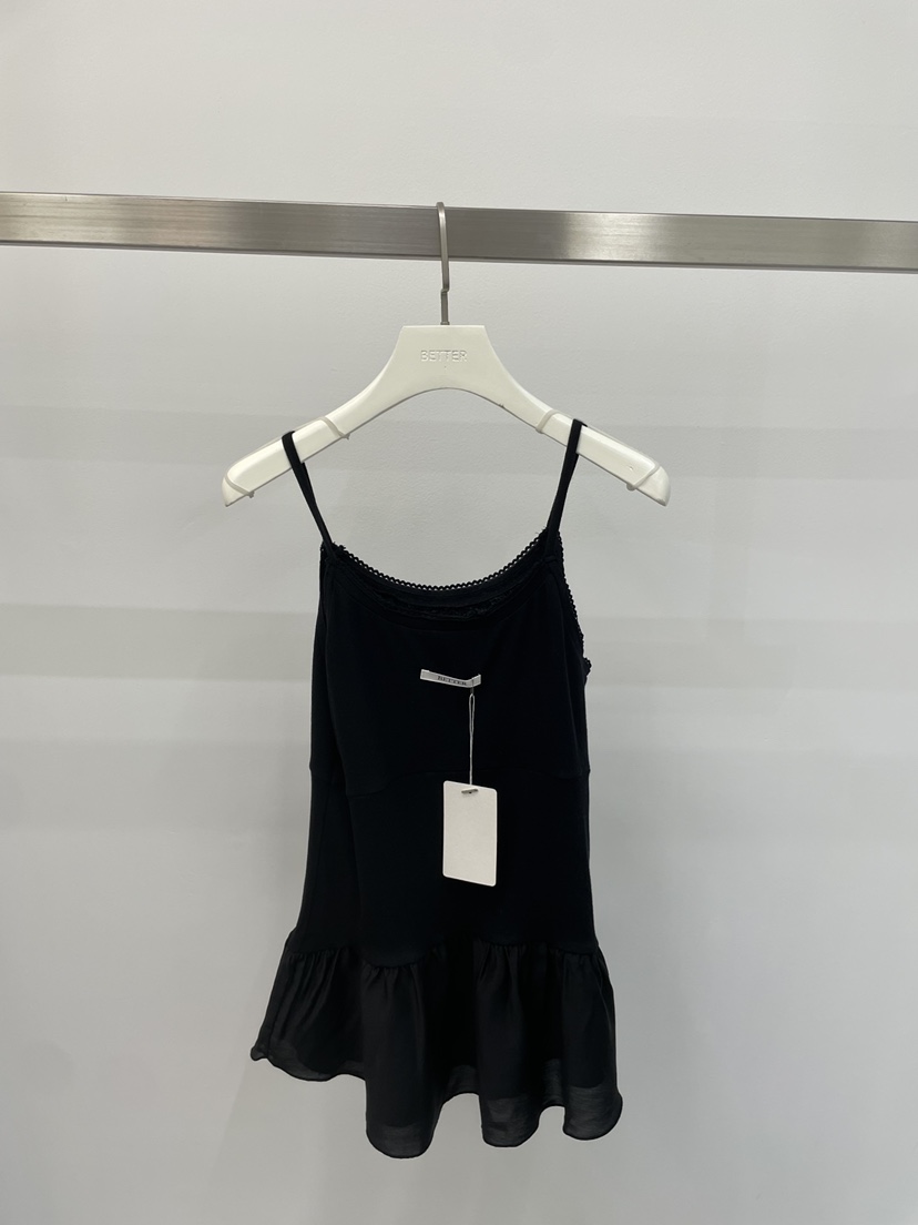 BETTER韓國東大門直郵女裝新品職業熱賣休閑吊帶背心荷葉邊BETTER吊帶/背心圖色4