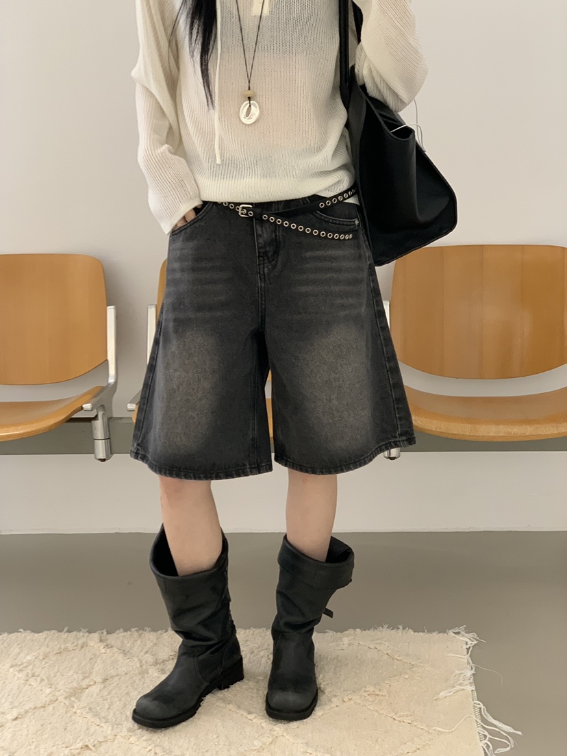 RIVER RAIN韓國直郵女裝新款26春夏人氣職業推薦時尚短褲RIVER RAIN短褲