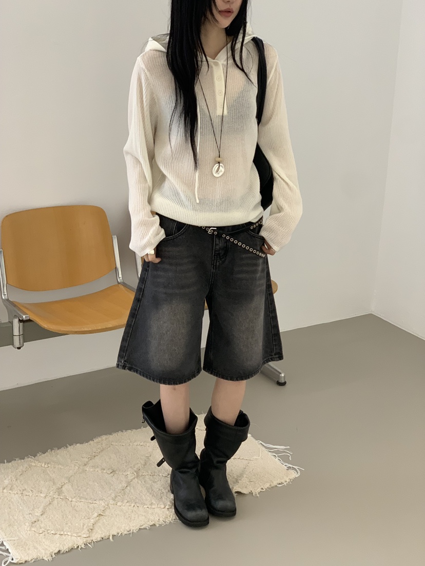 RIVER RAIN韓國直郵女裝新款26春夏人氣職業推薦時尚短褲RIVER RAIN短褲