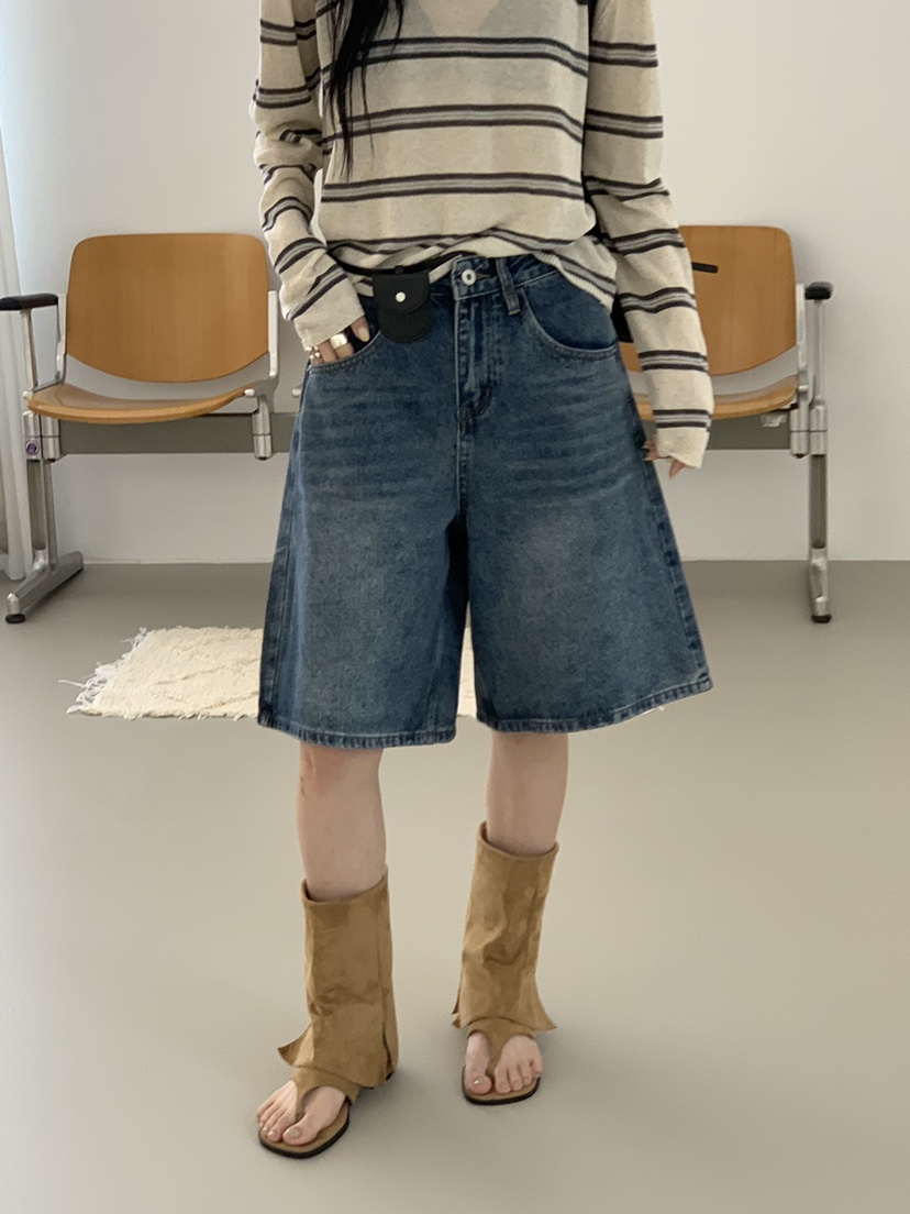 RIVER RAIN韓國直郵女裝新款26春夏人氣職業推薦時尚短褲RIVER RAIN短褲