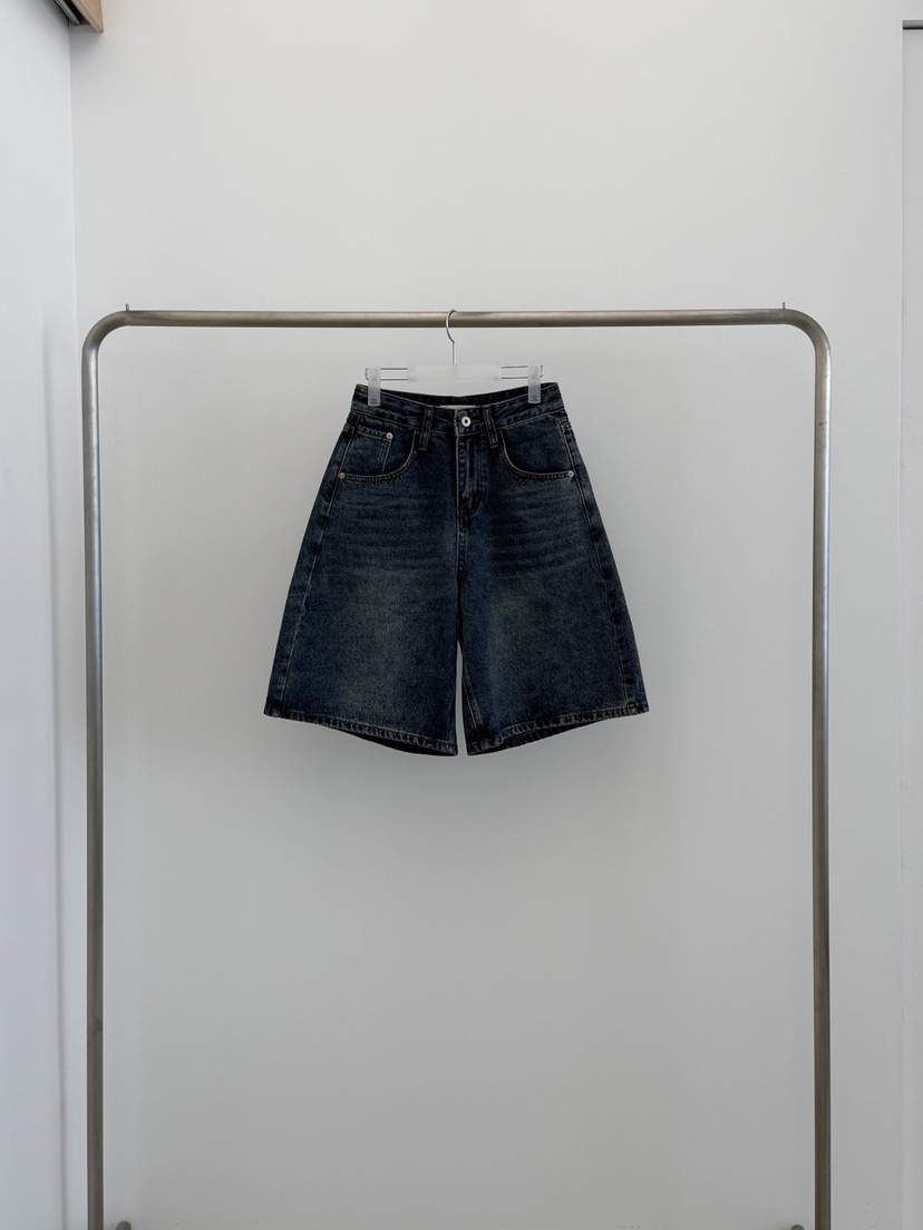 RIVER RAIN韓國直郵女裝新款26春夏人氣職業推薦時尚短褲RIVER RAIN短褲圖色1深牛仔色