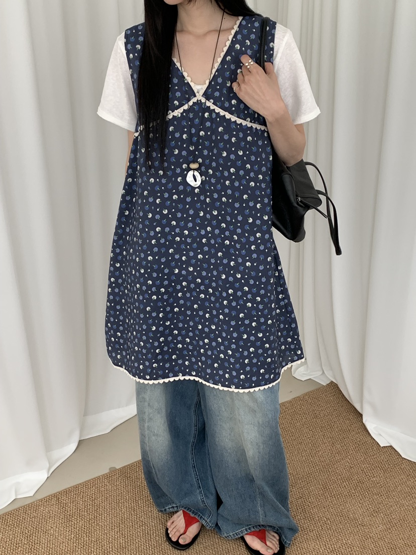 RIVER RAIN韓國東大門代購女士新品人氣休閑連衣裙不含內搭RIVER RAIN連衣裙