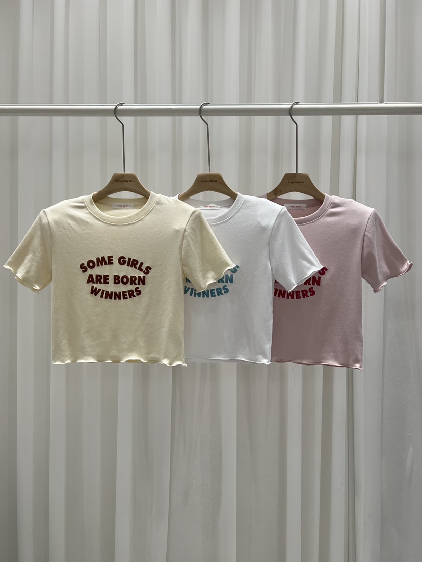 IF YOU SAY SO/PLUM-Q韓國直郵女士新款時尚熱賣T恤IF YOU SAY SO/PLUM-QT恤