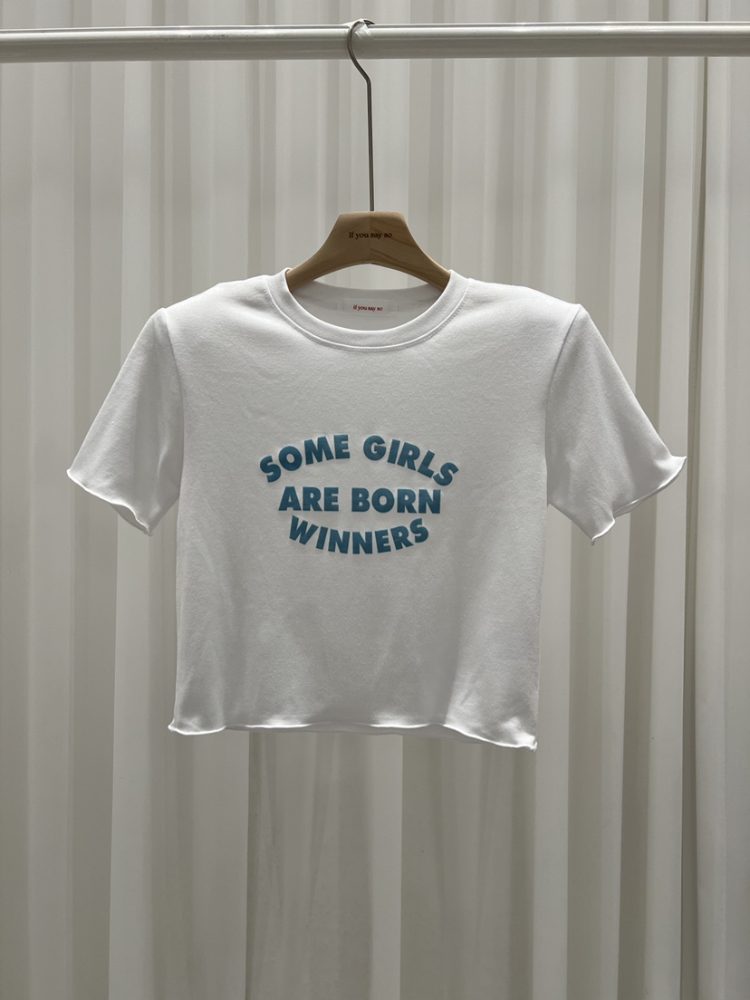 IF YOU SAY SO/PLUM-Q韓國直郵女士新款時尚熱賣T恤IF YOU SAY SO/PLUM-QT恤圖色1