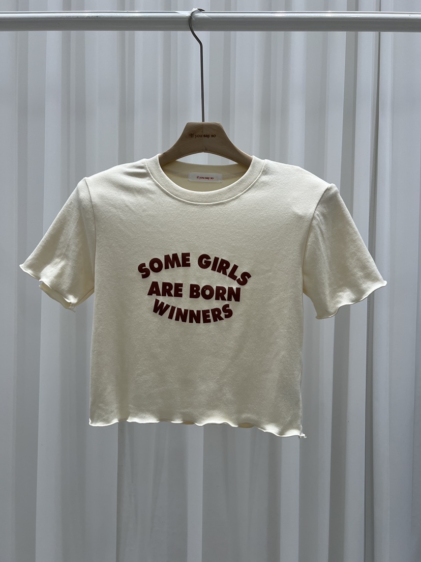 IF YOU SAY SO/PLUM-Q韓國直郵女士新款時尚熱賣T恤IF YOU SAY SO/PLUM-QT恤圖色3