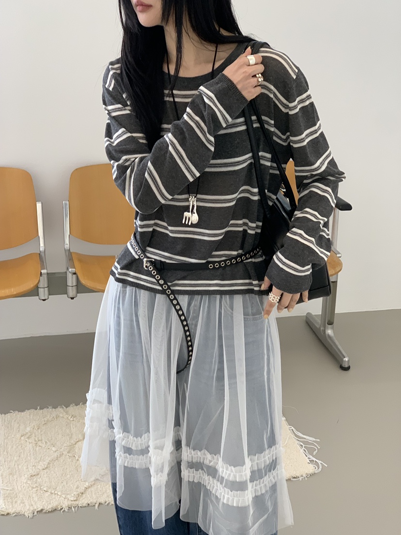 RIVER RAIN韓國直郵女士新品26春夏推薦職業熱賣人氣針織衫RIVER RAIN針織衫