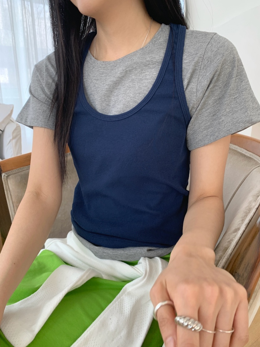 JKICHI韓國東大門直郵女士新款職業人氣吊帶背心不含內搭JKICHI吊帶/背心圖色2