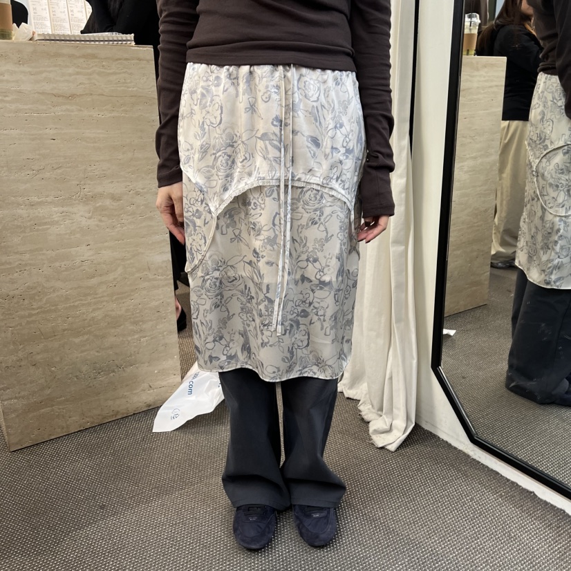 MORE THAN YESTERDAY/LOVE YOU SO MUCH韓國東大門直郵女裝新品26春夏半身裙中短裙LYSM/MORE THAN YESTERDAY半身裙/中短裙