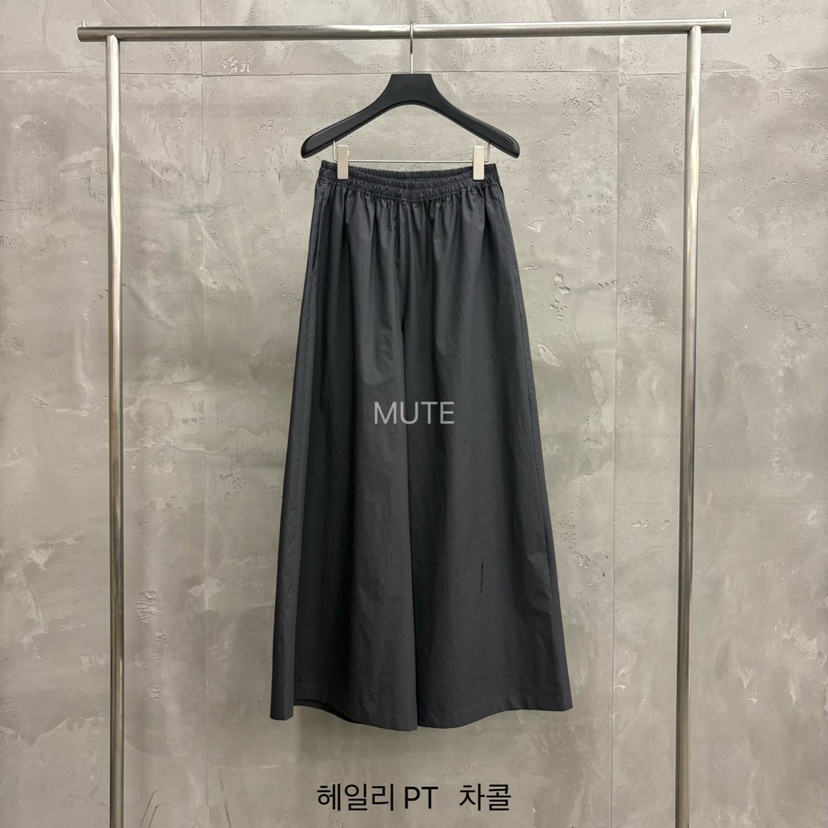 MUTE-P韓國直郵女士新品職業時尚推薦熱賣人氣26春夏休閑褲MUTE休閑褲圖色2墨色