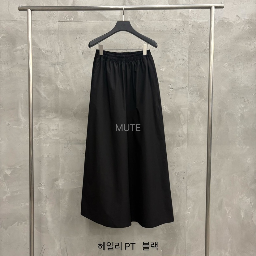 MUTE-P韓國直郵女士新品職業時尚推薦熱賣人氣26春夏休閑褲MUTE休閑褲圖色3黑色