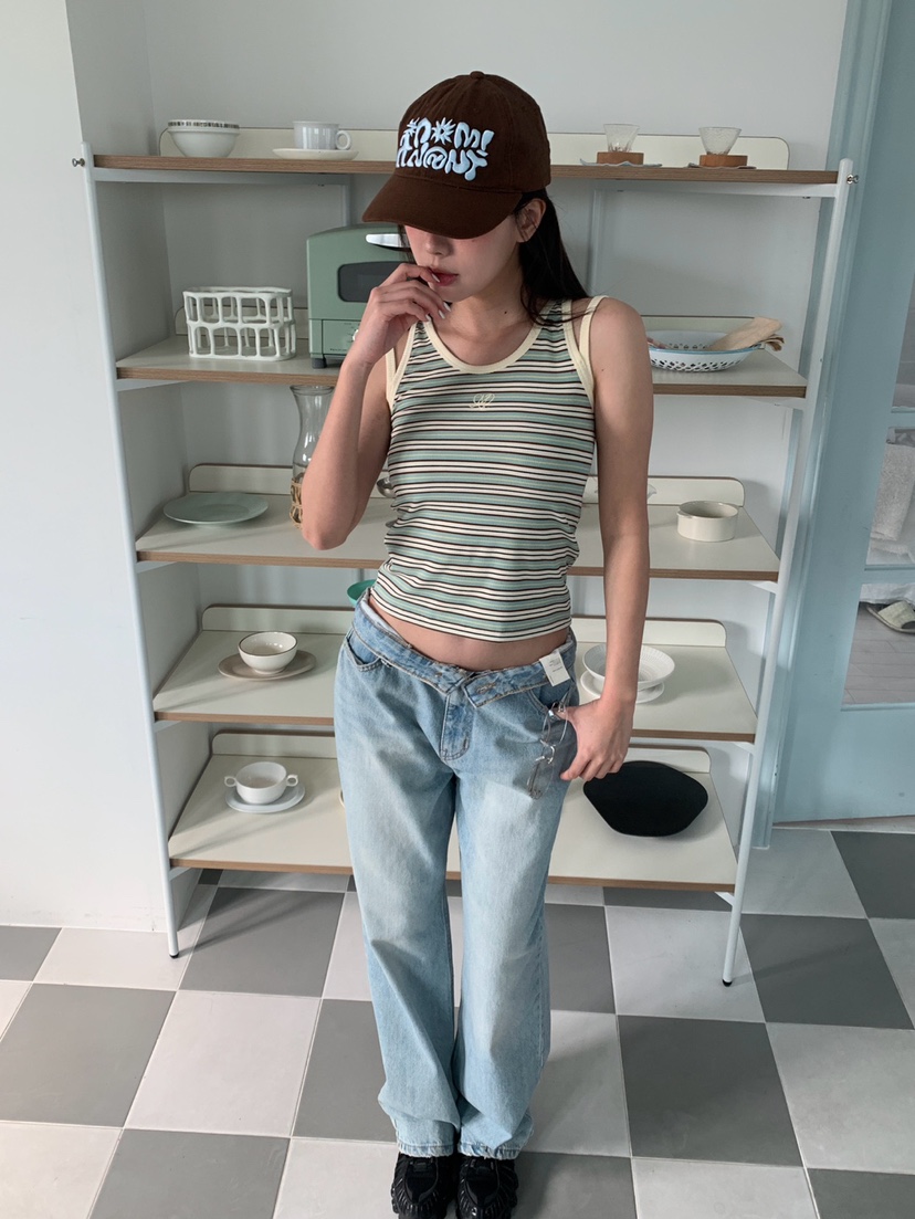 MORE THAN-P韓國東大門代購女士新品時尚職業人氣吊帶背心MORE THAN吊帶/背心