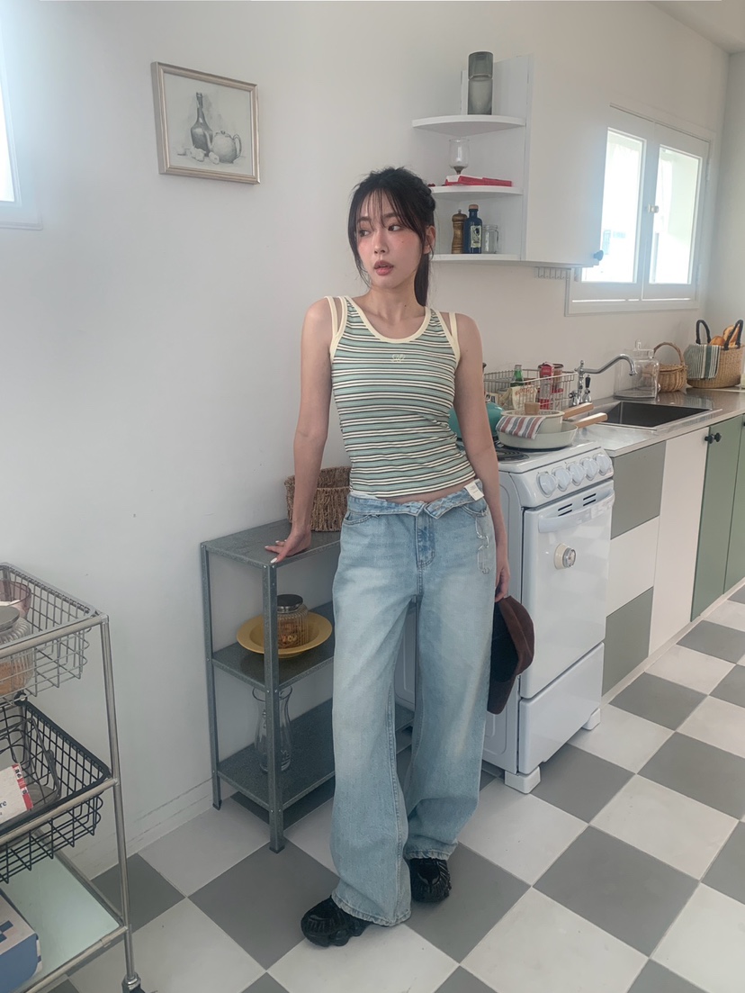 MORE THAN-P韓國東大門代購女士新品時尚職業人氣吊帶背心MORE THAN吊帶/背心