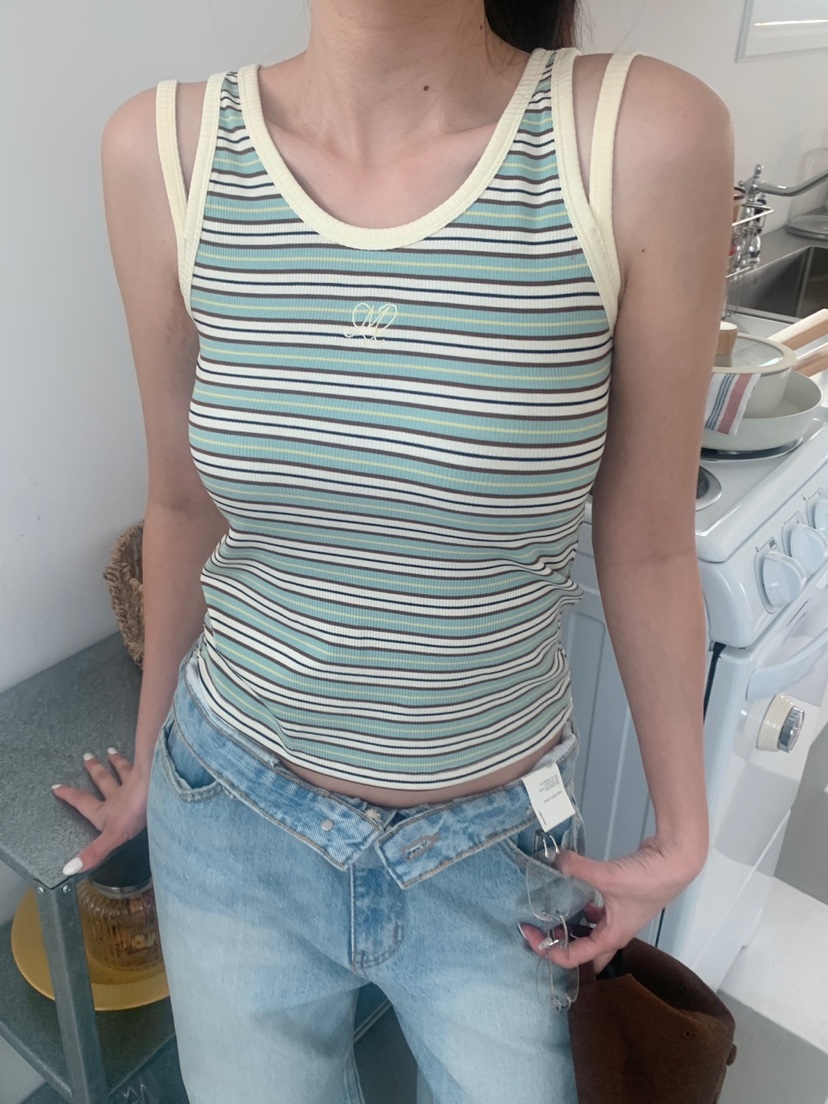 MORE THAN-P韓國東大門代購女士新品時尚職業人氣吊帶背心MORE THAN吊帶/背心