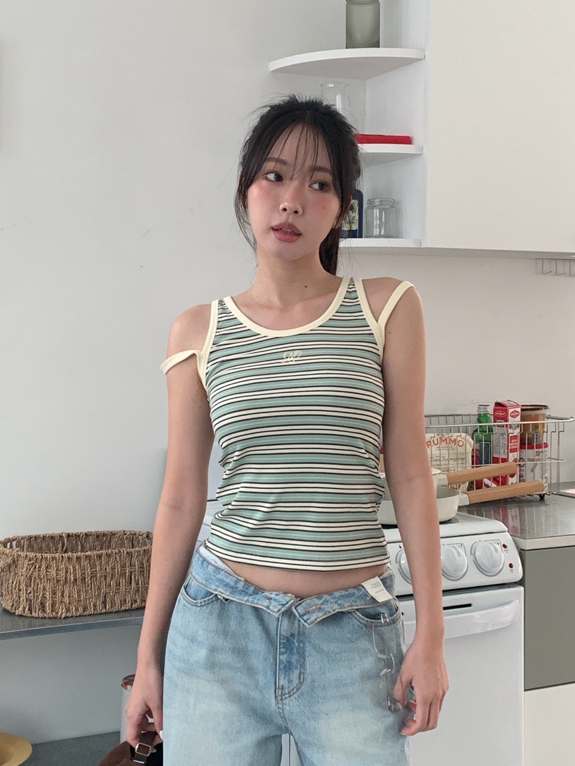 MORE THAN-P韓國東大門代購女士新品時尚職業人氣吊帶背心MORE THAN吊帶/背心