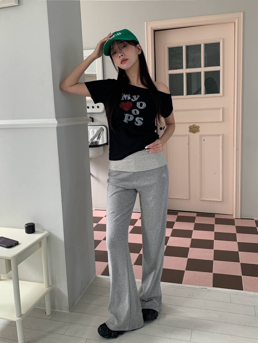 MORE THAN-P韓國東大門直郵女裝新品熱賣26春夏休閑休閑褲MORE THAN休閑褲