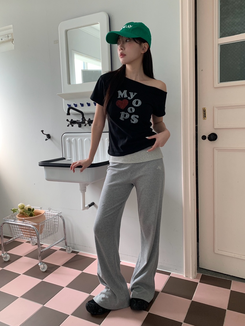 MORE THAN-P韓國東大門直郵女裝新品熱賣26春夏休閑休閑褲MORE THAN休閑褲