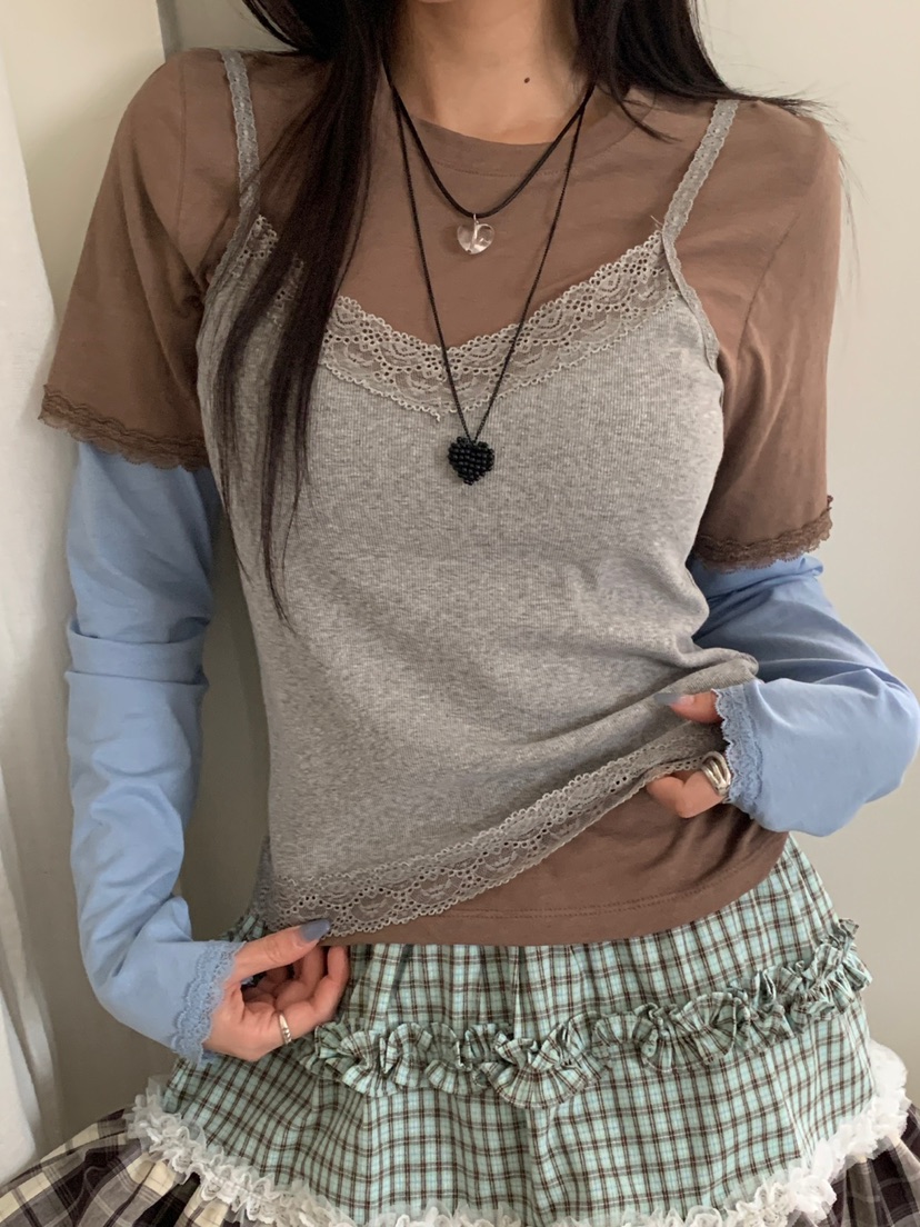 MORE THAN-P韓國代購女士新品人氣休閑26春夏職業長袖T恤MORE THAN長袖T恤