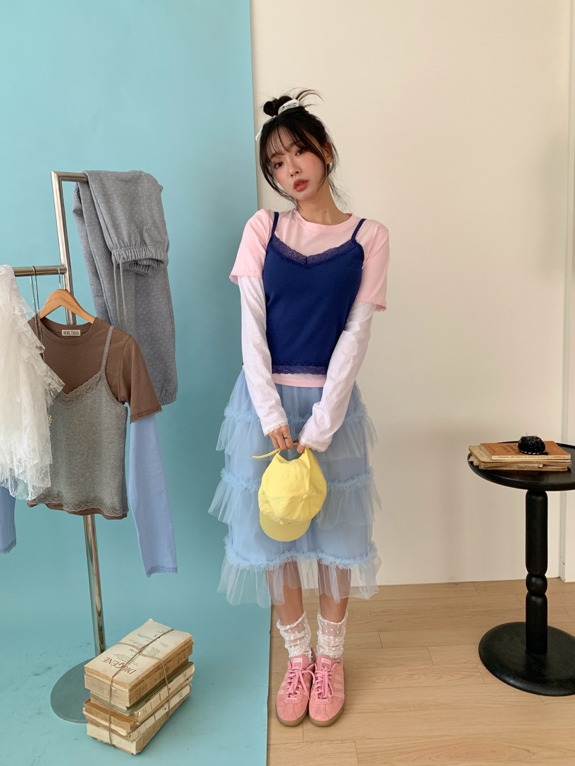 MORE THAN-P韓國代購女士新品人氣休閑26春夏職業長袖T恤MORE THAN長袖T恤