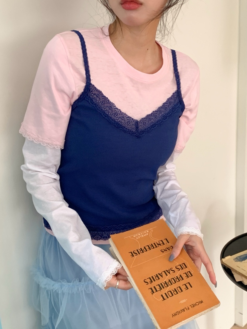 MORE THAN-P韓國代購女士新品人氣休閑26春夏職業長袖T恤MORE THAN長袖T恤