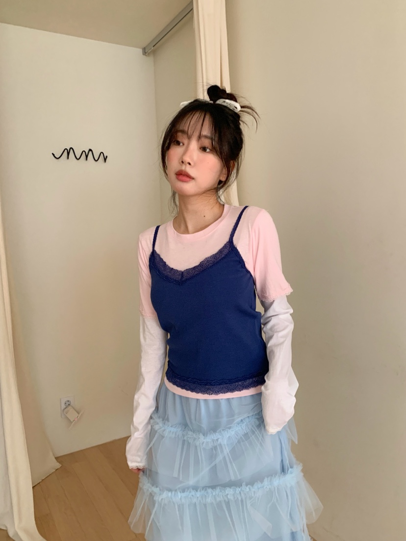 MORE THAN-P韓國代購女士新品人氣休閑26春夏職業長袖T恤MORE THAN長袖T恤