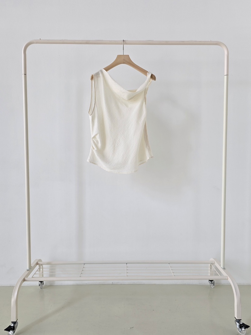 J SHOP韓國東大門代購女裝新款推薦時尚職業吊帶背心不對稱J_SHOP吊帶/背心圖色1