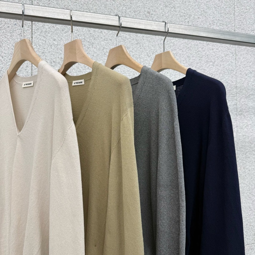 AT THE BAGEL韓國代購女裝新款時尚休閑人氣26春夏針織衫AT THE BAGEL針織衫