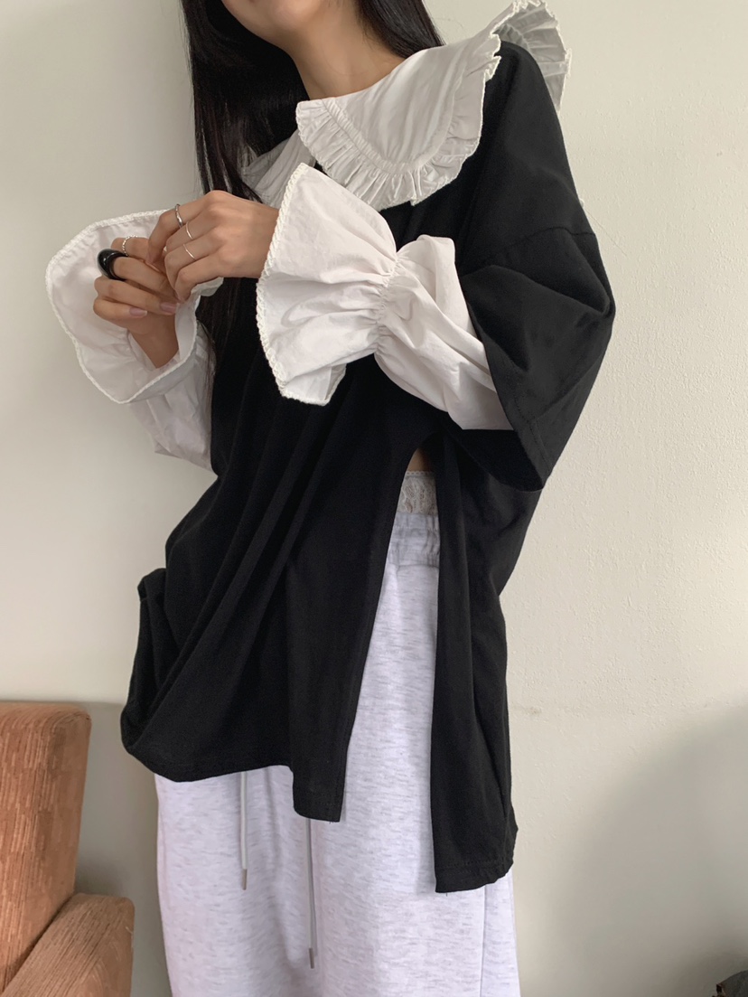 JKICHI韓國直郵實拍女裝新款推薦休閑時尚人氣職業26春夏T恤JKICHIT恤