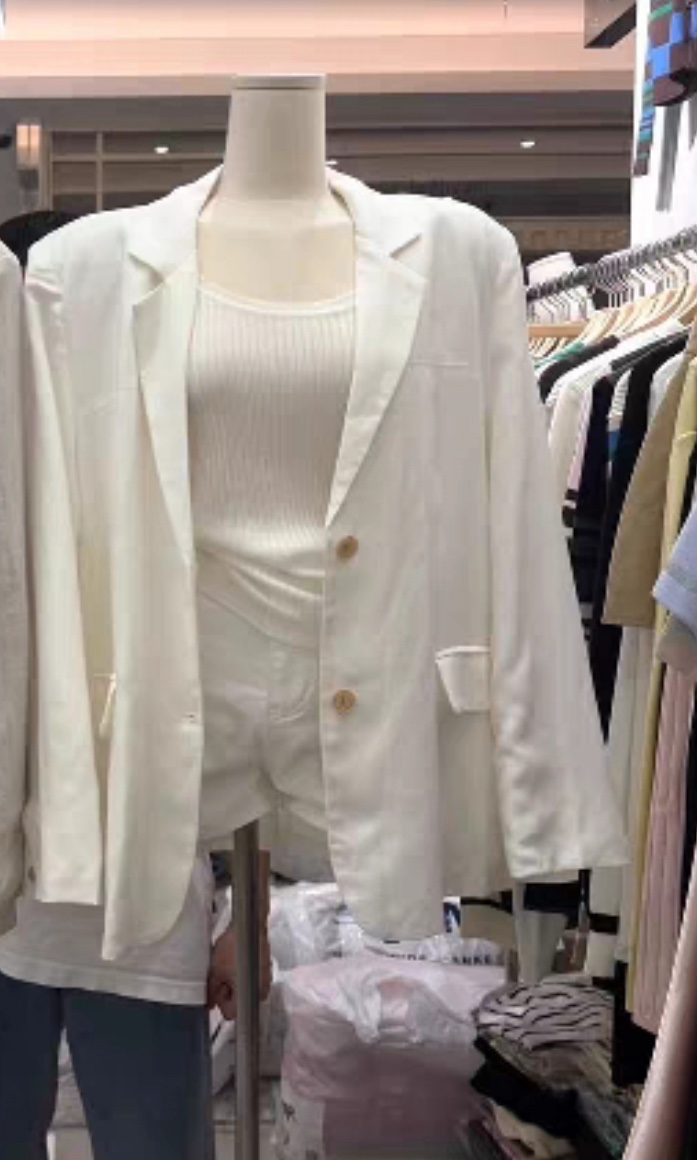 BY BOMI韓國直郵女士新品26春夏人氣休閑熱賣時尚夾克亞麻BY BOMI夾克圖色2