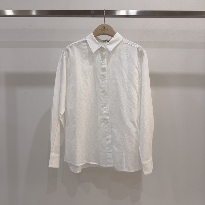 BLANC-A韓國東大門代購女士新品人氣熱賣襯衫蕾絲衫亞麻布BLANC-A襯衫/蕾絲衫圖色1