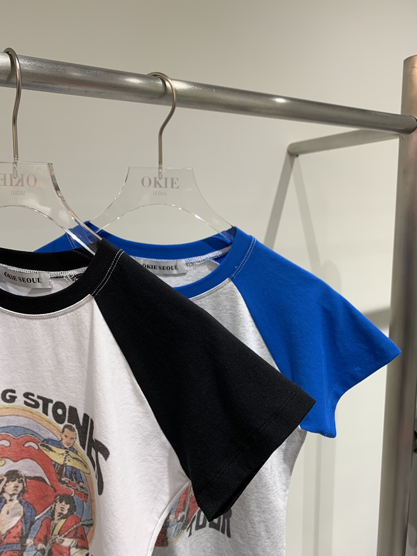 OKIE韓國東大門直郵女士新款人氣推薦休閑熱賣時尚職業T恤OKIET恤