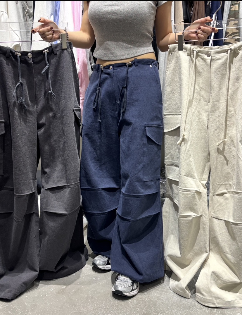 OKIE韓國直郵女裝新款職業休閑26春夏人氣推薦休閑褲工裝褲OKIE休閑褲