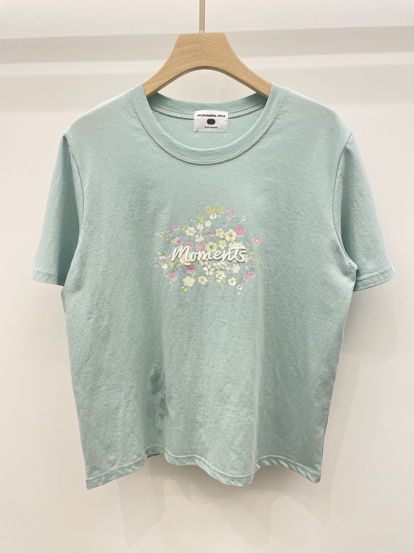 NYLON韓國東大門直郵女士新品推薦職業時尚休閑熱賣26春夏T恤NYLONT恤圖色2