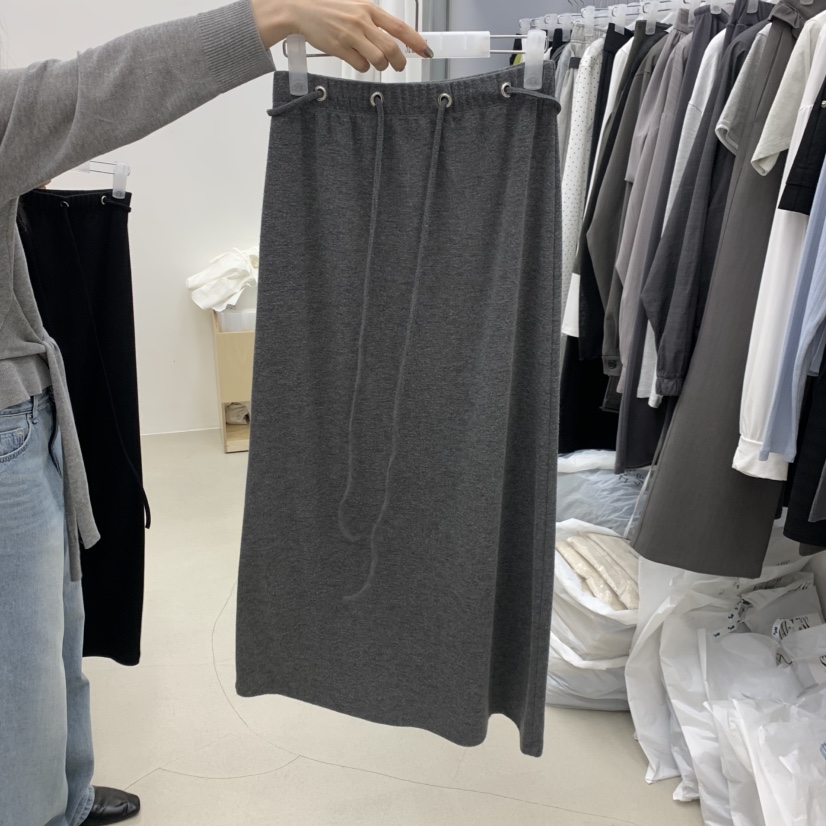 STAINLESS韓國東大門代購女裝新品26春夏時尚長裙鏤空長款STAINLESS長裙圖色1