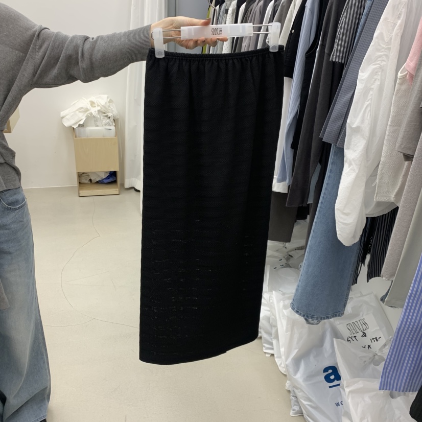 STAINLESS韓國直郵女士新品26春夏推薦熱賣時尚職業人氣長裙STAINLESS長裙圖色2