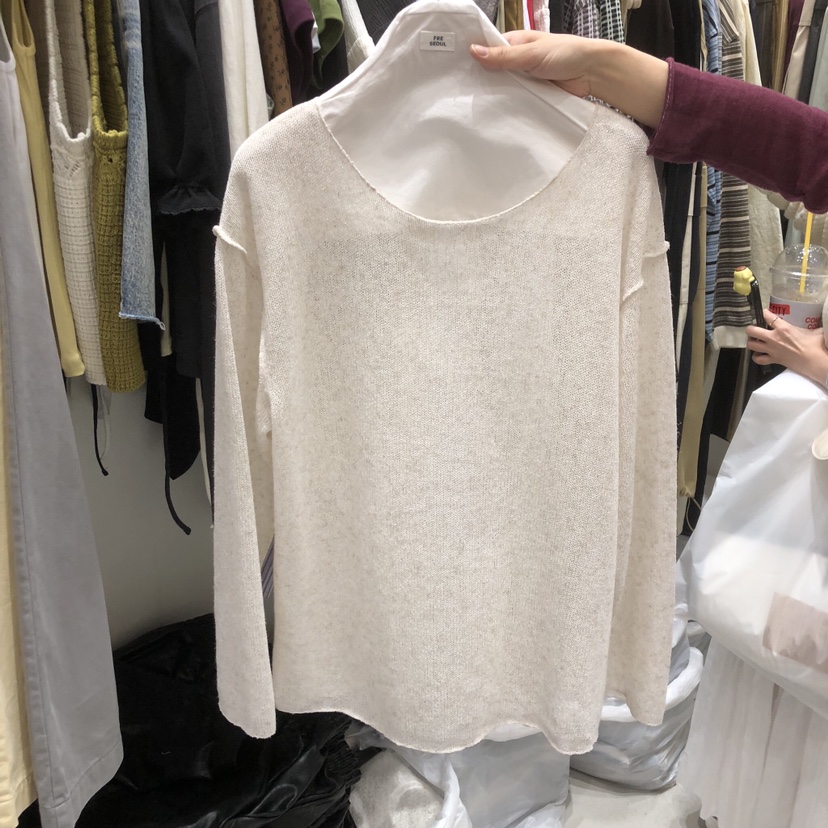 FRE韓國直郵實拍女士新品職業熱賣26春夏推薦時尚休閑針織衫FRE SEOUL針織衫圖色2