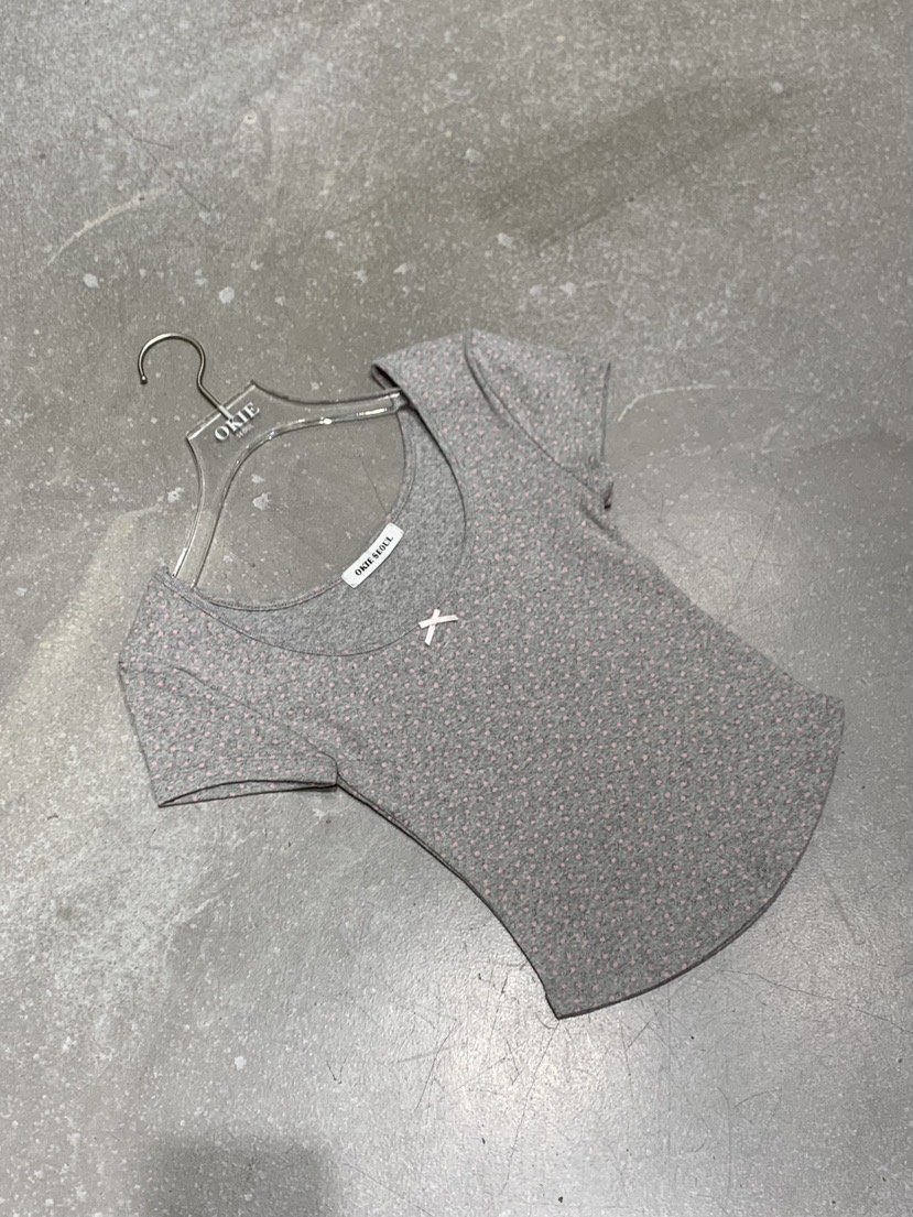 OKIE韓國代購女裝新款推薦職業熱賣人氣26春夏休閑時尚T恤OKIET恤圖色1