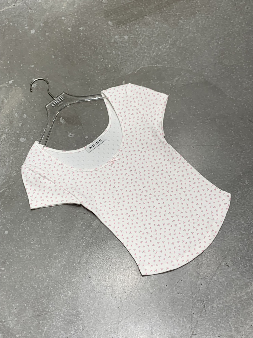 OKIE韓國代購女裝新款推薦職業熱賣人氣26春夏休閑時尚T恤OKIET恤圖色2