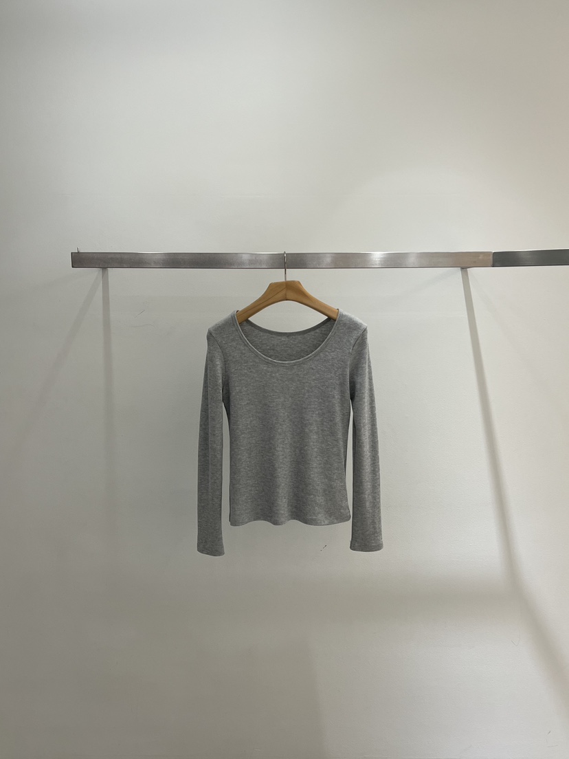 ONESTASTE韓國東大門直郵女士新款時尚長袖T恤華夫格天絲TASTE/ONESTASTE長袖T恤