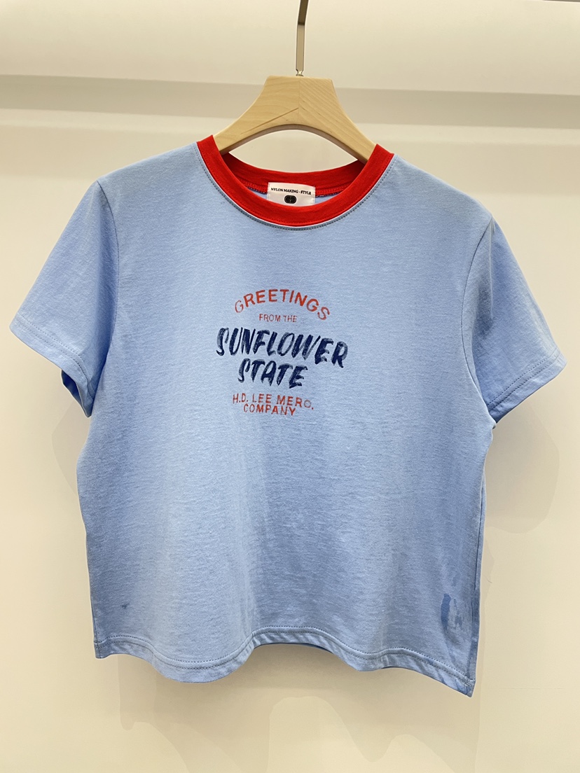 NYLON韓國東大門代購女士新款人氣職業26春夏熱賣推薦T恤NYLONT恤圖色2