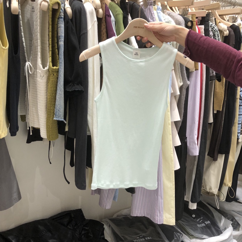 FRE韓國直郵女裝新款人氣時尚推薦熱賣26春夏休閑吊帶背心FRE SEOUL吊帶/背心圖色2