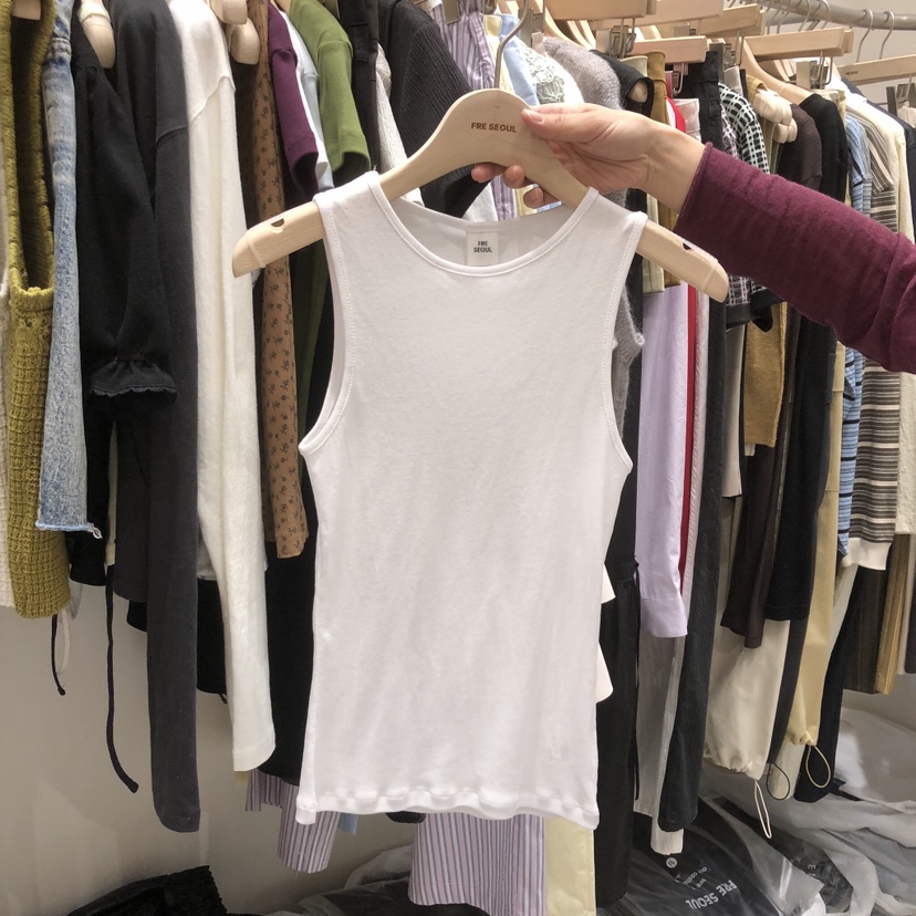 FRE韓國直郵女裝新款人氣時尚推薦熱賣26春夏休閑吊帶背心FRE SEOUL吊帶/背心圖色3