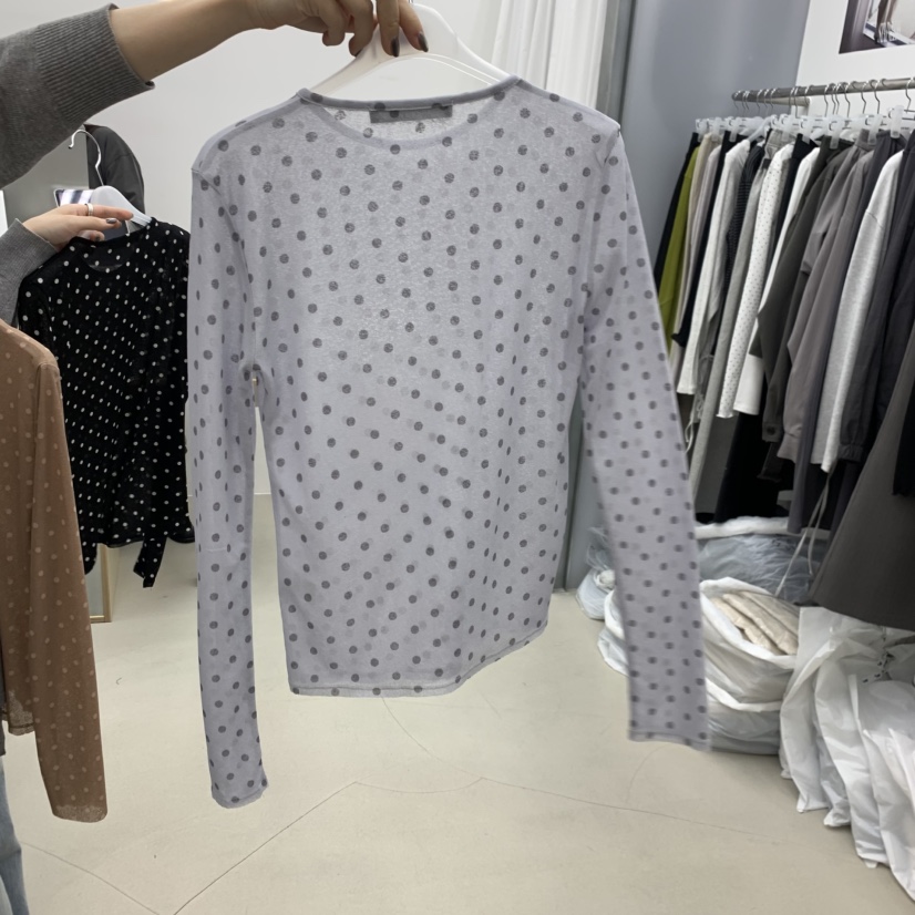 STAINLESS韓國東大門直郵女士新品職業26春夏時尚長袖T恤STAINLESS長袖T恤