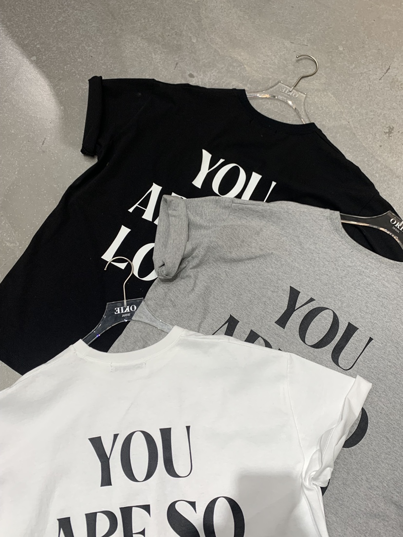 OKIE韓國代購女士新款推薦休閑人氣職業時尚熱賣26春夏T恤OKIET恤