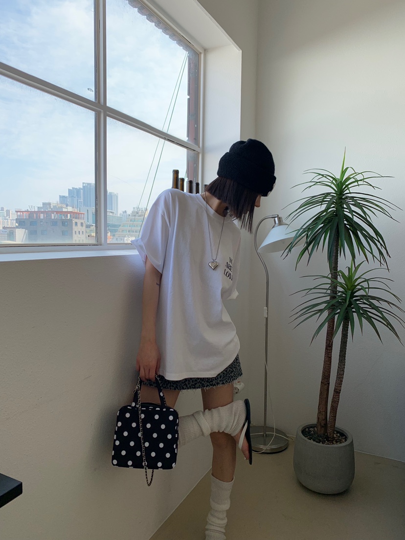 OKIE韓國代購女士新款推薦休閑人氣職業時尚熱賣26春夏T恤OKIET恤