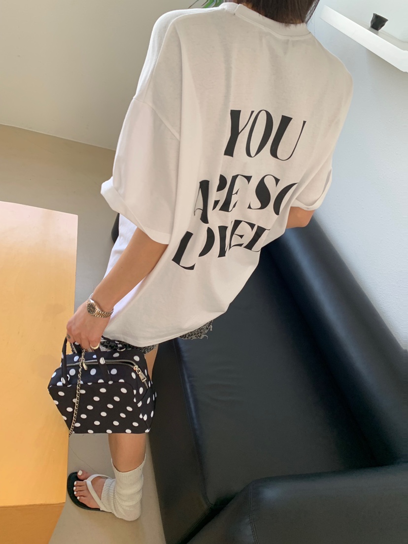OKIE韓國代購女士新款推薦休閑人氣職業時尚熱賣26春夏T恤OKIET恤
