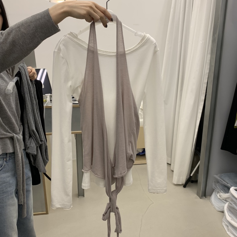 STAINLESS韓國直郵女裝新款熱賣休閑推薦26春夏人氣吊帶背心STAINLESS吊帶/背心圖色1