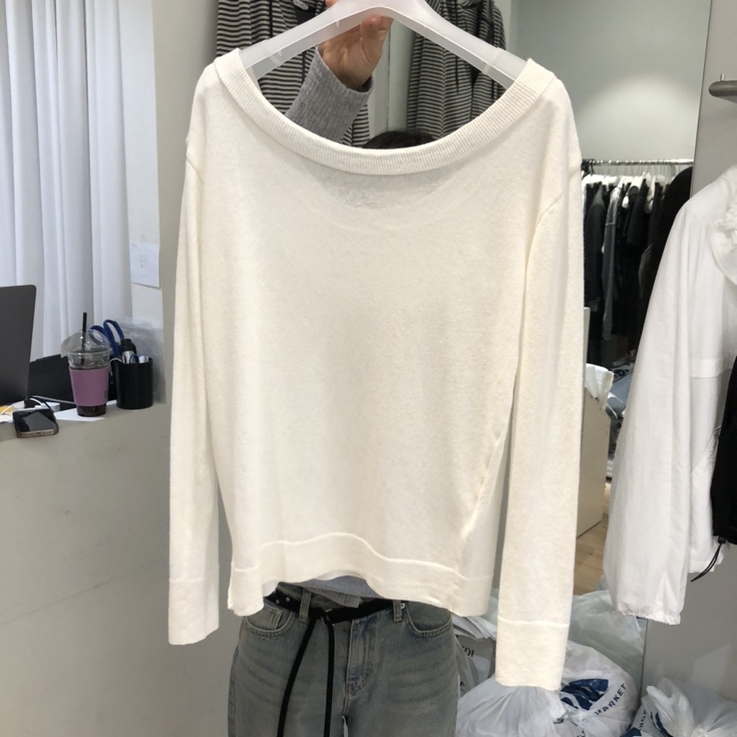 AUBE韓國東大門代購女士新品熱賣26春夏職業長袖T恤兩面穿AUBE長袖T恤