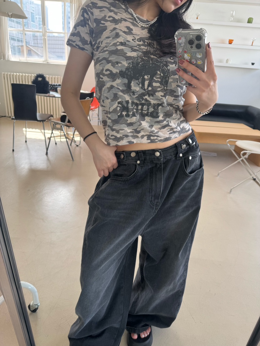 OKIE韓國直郵女士新款推薦職業26春夏休閑人氣時尚熱賣T恤OKIET恤